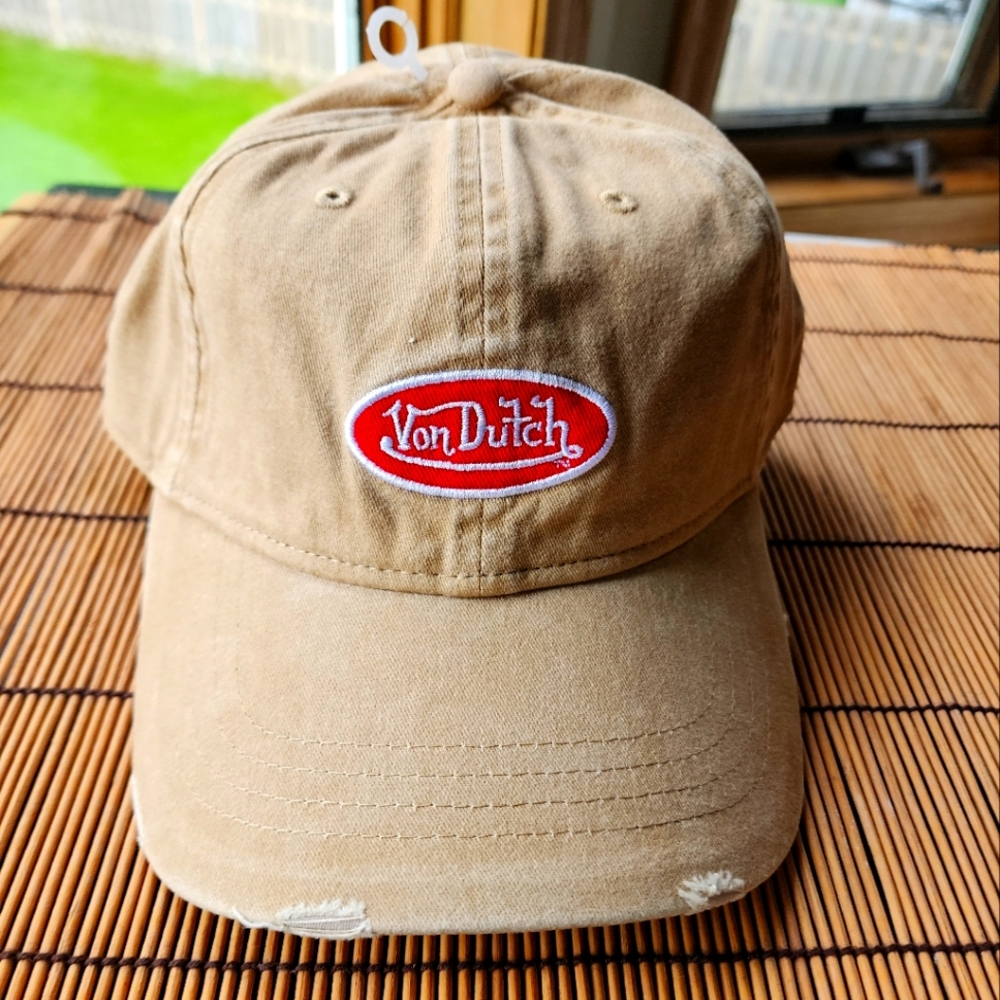 Brand New Tan/Beige Von Dutch Cap